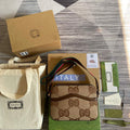 Gucci 675891 Messenger bag with jumbo GG Brown - Default Title - View 1