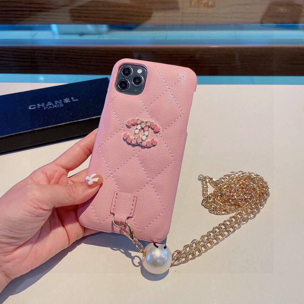 Chanel Apple Iphone Leather Premium Deluxe Phone Case Protection 10619 - Default Title - View 1
