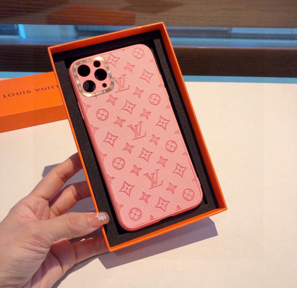 LV Apple Iphone Leather Premium Deluxe Phone Case Protection 10620 - Default Title - View 1