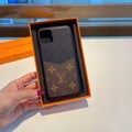 LV Apple Iphone Leather Premium Deluxe Phone Case Protection 10624