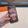 LV Apple Iphone Leather Premium Deluxe Phone Case Protection 10631 - Default Title - View 1