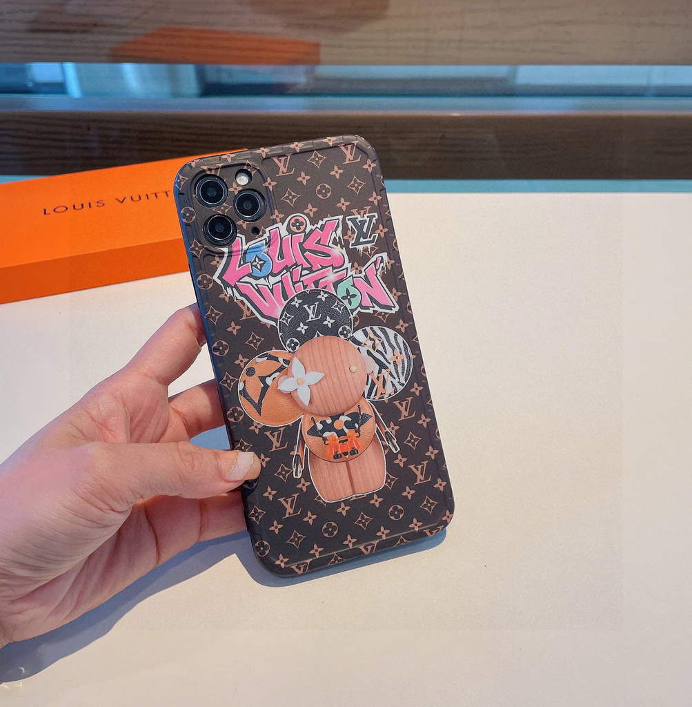 LV Apple Iphone Leather Premium Deluxe Phone Case Protection 10631 - Default Title - View 1