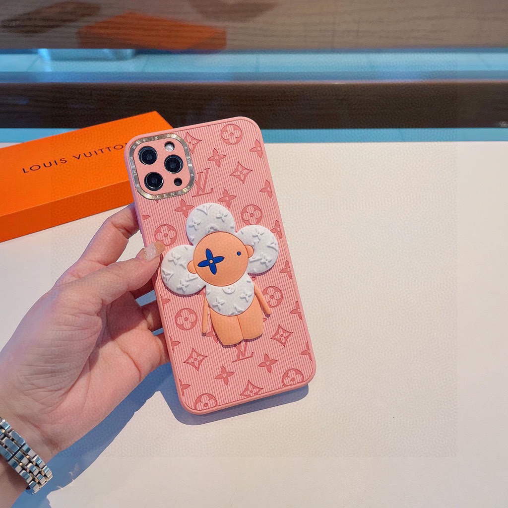 LV Apple Iphone Leather Premium Deluxe Phone Case Protection 10638 - Default Title - View 1