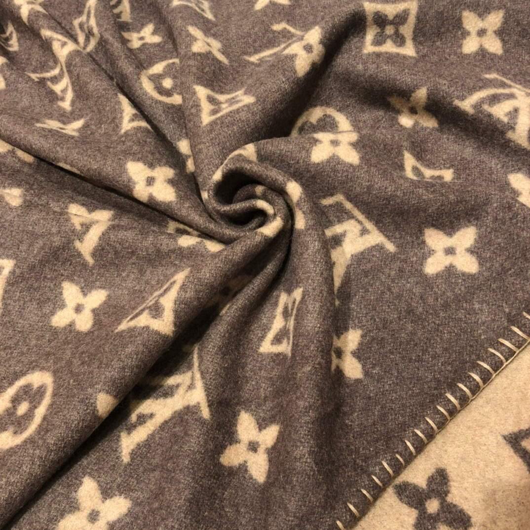 LV Avalon Rocabar Louis Vuitton Carmel Cashmere Blanket 29920 - Voguebags