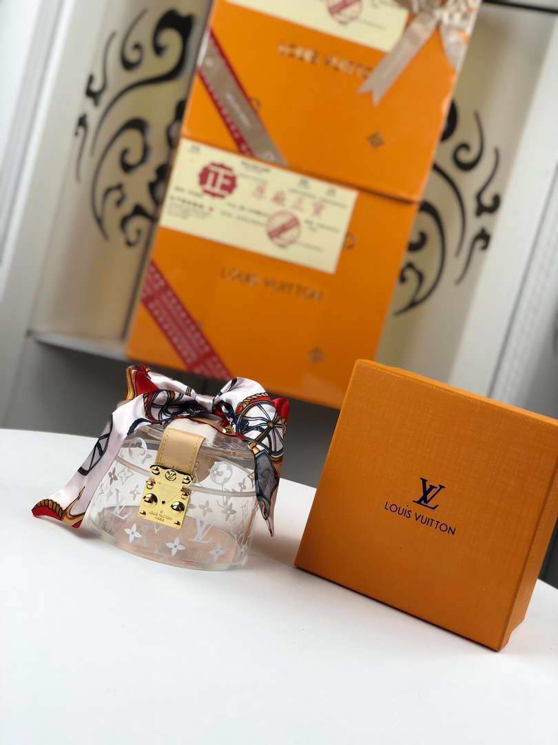 LV GI0203 Louis Vuitton Plexiglass Box Scott Pink
