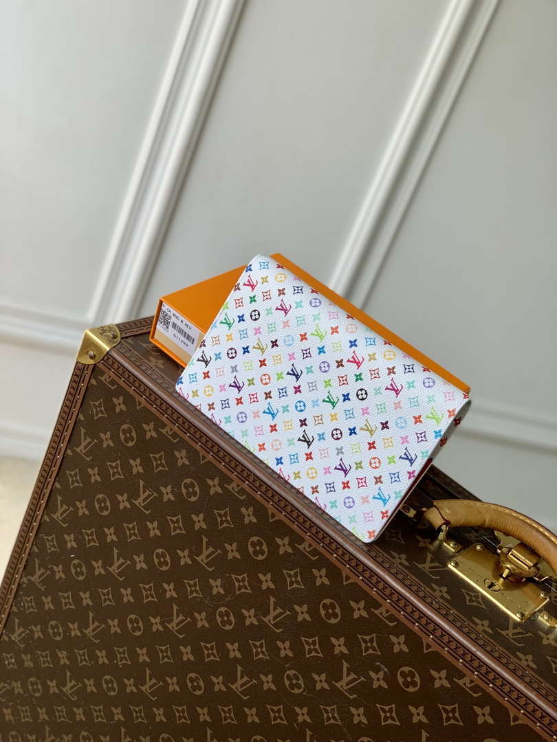 LV GI1299 Louis Vuitton LV x TM Monogram Multicolore Emily Notebook Cover MM - Default Title - View 2