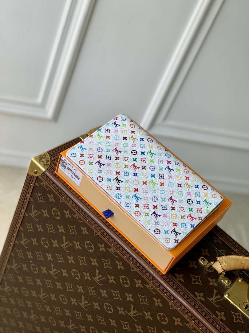 LV GI1299 Louis Vuitton LV x TM Monogram Multicolore Emily Notebook Cover MM