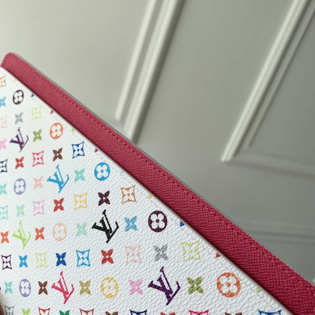 LV GI1299 Louis Vuitton LV x TM Monogram Multicolore Emily Notebook Cover MM