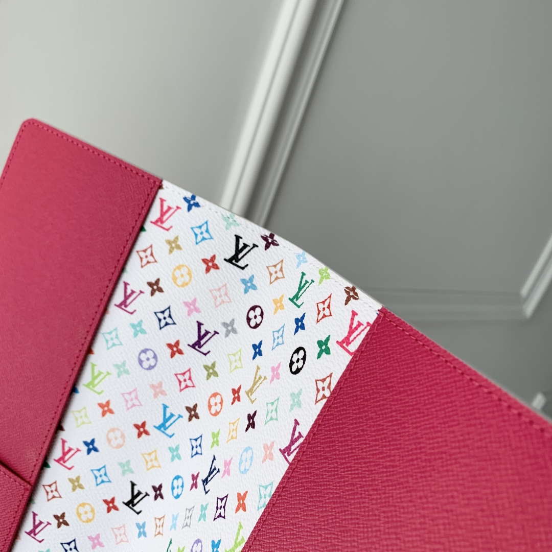 LV GI1299 Louis Vuitton LV x TM Monogram Multicolore Emily Notebook Cover MM