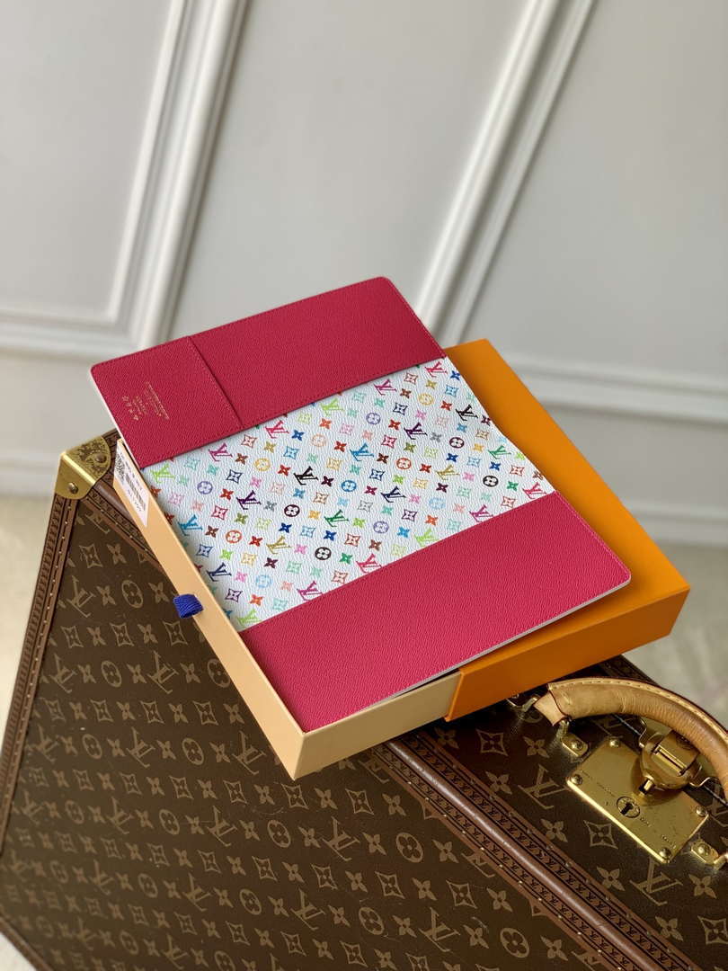 LV GI1299 Louis Vuitton LV x TM Monogram Multicolore Emily Notebook Cover MM