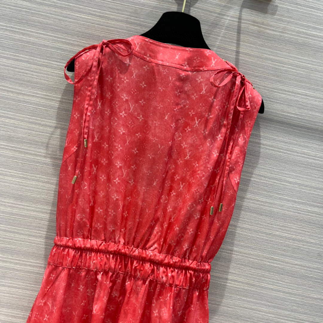 LV Louis Vuitton 1A9WBT Monogram Cloud Sun Dress L88030