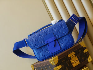 LV Louis Vuitton M58487 S Lock Sling Blue - Default Title - View 2