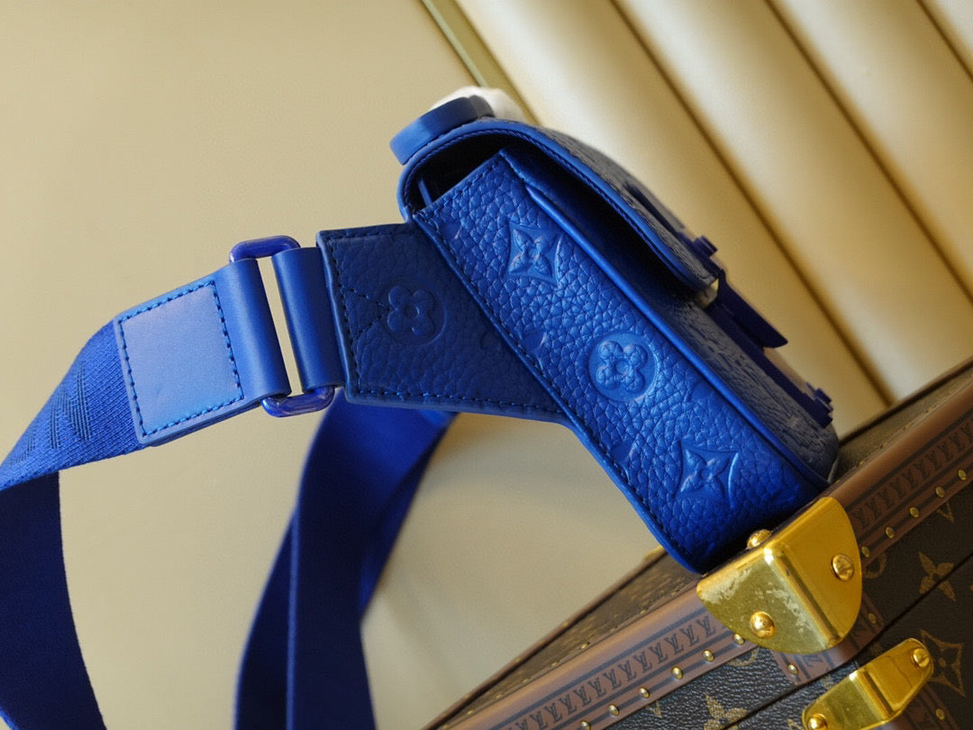 LV Louis Vuitton M58487 S Lock Sling Blue - Default Title - View 4