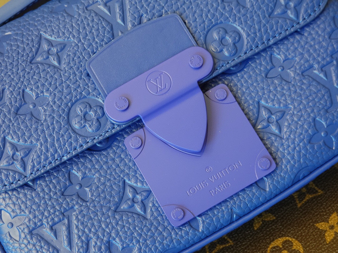 LV Louis Vuitton M58487 S Lock Sling Blue - Default Title - View 6