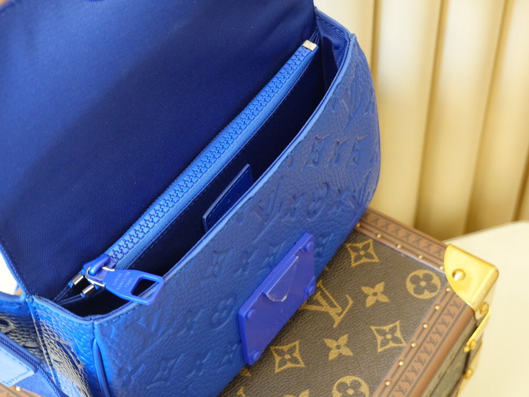 LV Louis Vuitton M58487 S Lock Sling Blue - Default Title - View 8