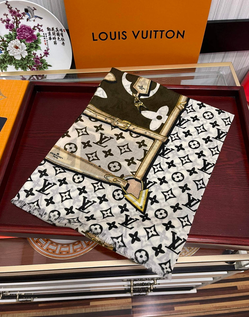 LV M00411 Louis Vuitton Fashion Printing Scarf Stole L60205