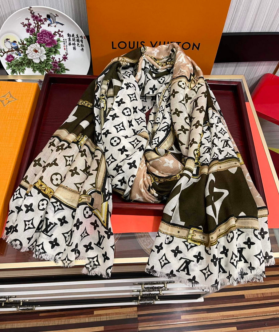 LV M00411 Louis Vuitton Fashion Printing Scarf Stole L60205