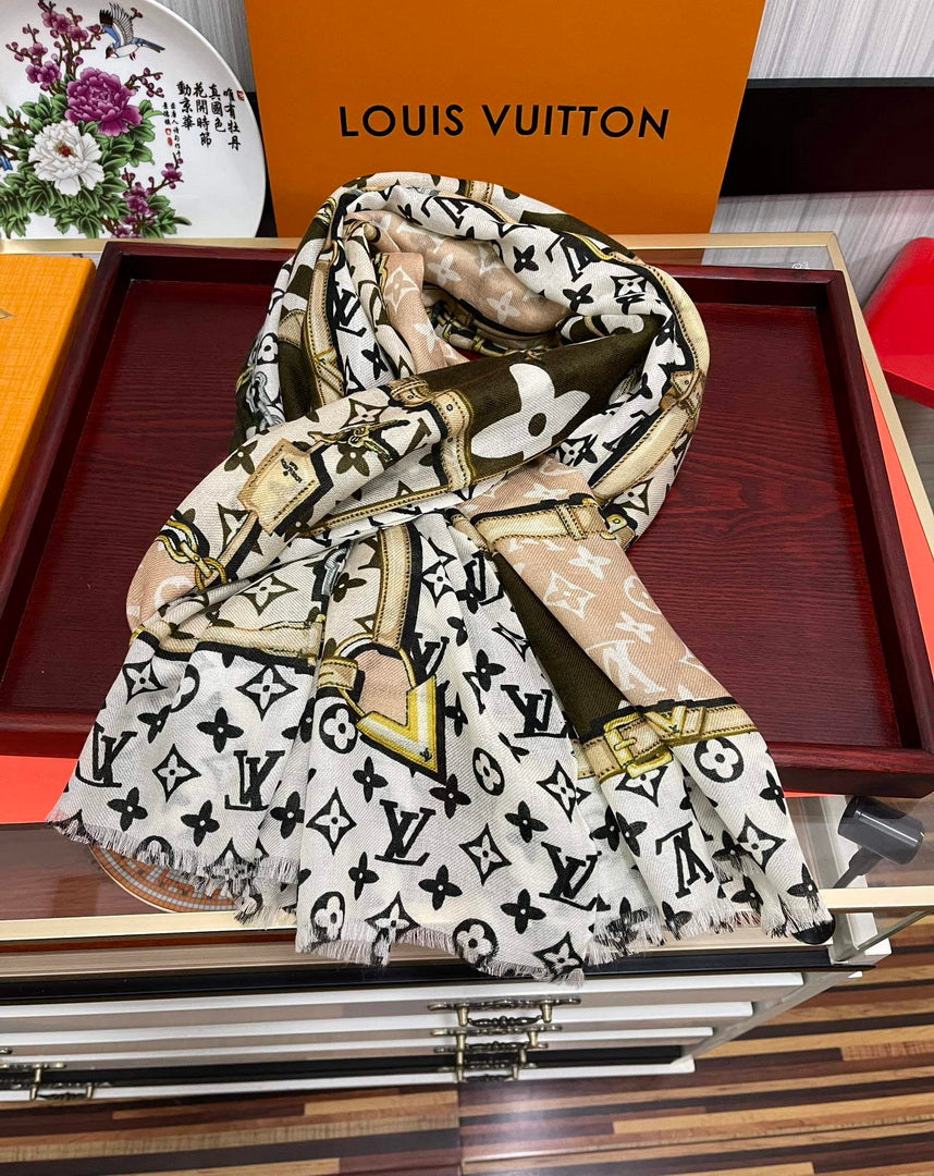 LV M00411 Louis Vuitton Fashion Printing Scarf Stole L60205