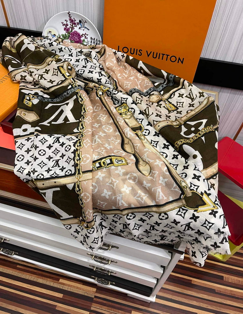 LV M00411 Louis Vuitton Fashion Printing Scarf Stole L60205
