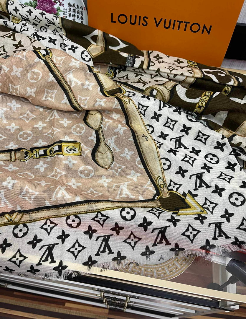 LV M00411 Louis Vuitton Fashion Printing Scarf Stole L60205