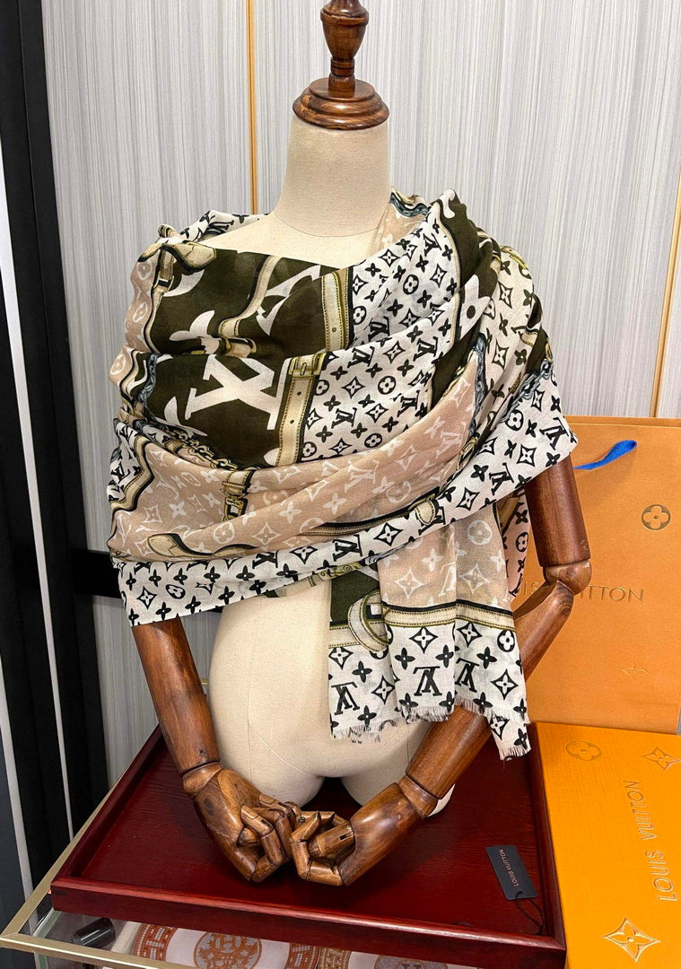 LV M00411 Louis Vuitton Fashion Printing Scarf Stole L60205