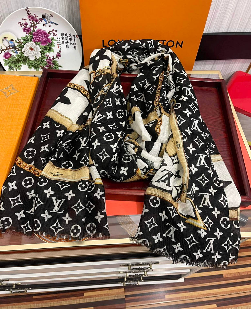 LV M00411 Louis Vuitton Fashion Printing Scarf Stole L60206