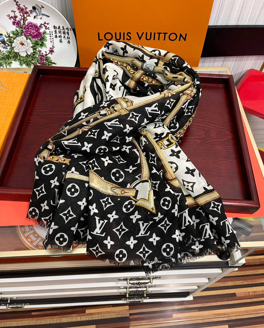 LV M00411 Louis Vuitton Fashion Printing Scarf Stole L60206