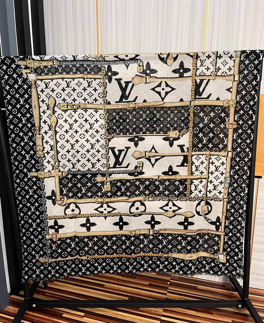 LV M00411 Louis Vuitton Fashion Printing Scarf Stole L60206