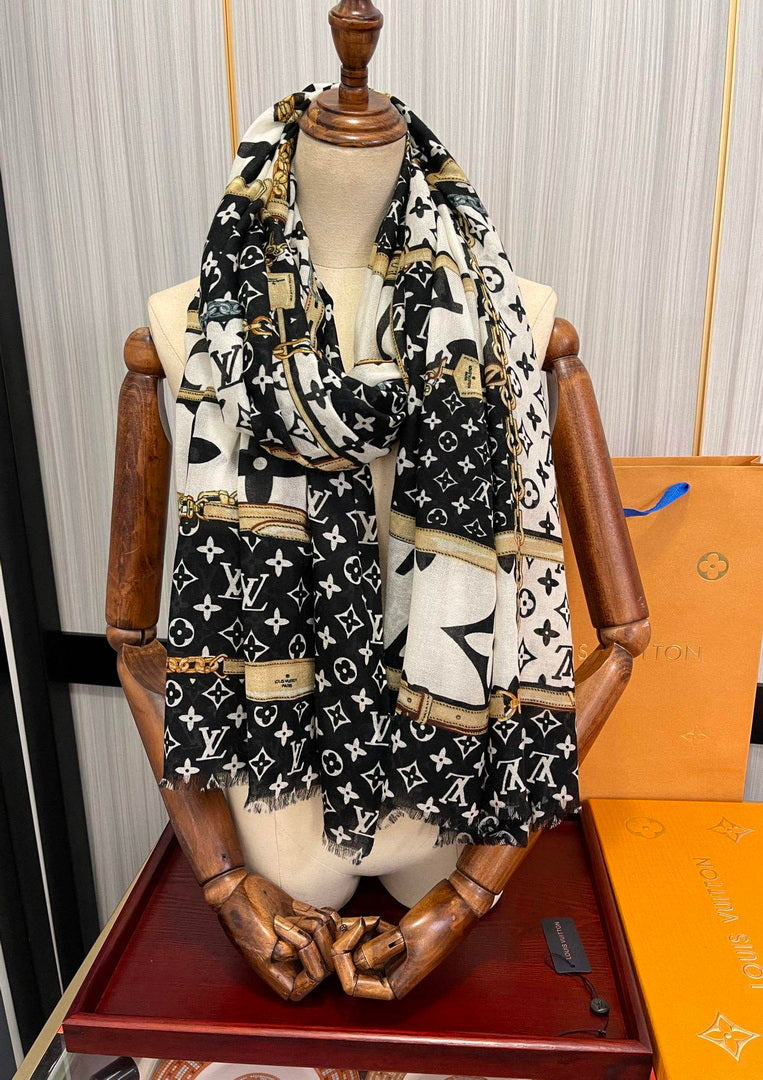 LV M00411 Louis Vuitton Fashion Printing Scarf Stole L60206 - Default Title - View 1