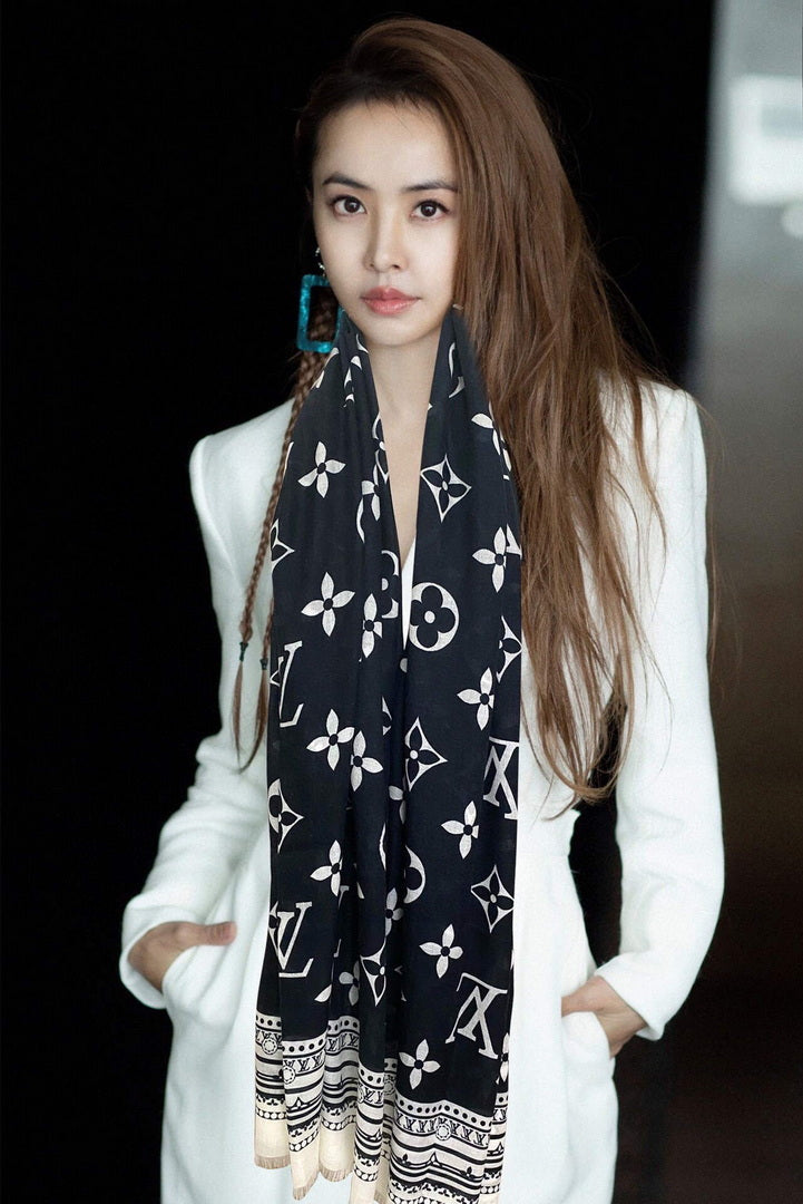 LV M00411 Louis Vuitton Fashion Printing Scarf Stole L60207 - Default Title - View 1