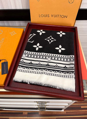 LV M00411 Louis Vuitton Fashion Printing Scarf Stole L60207 - Default Title - View 2