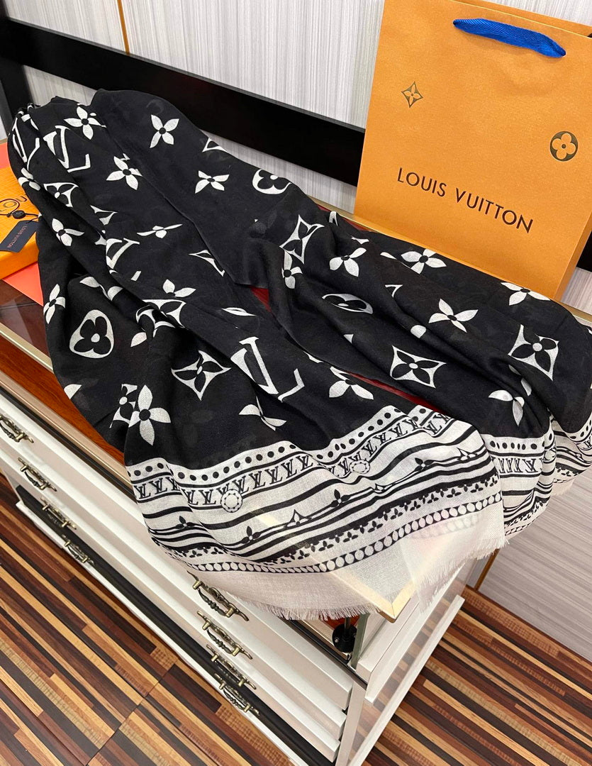 LV M00411 Louis Vuitton Fashion Printing Scarf Stole L60207