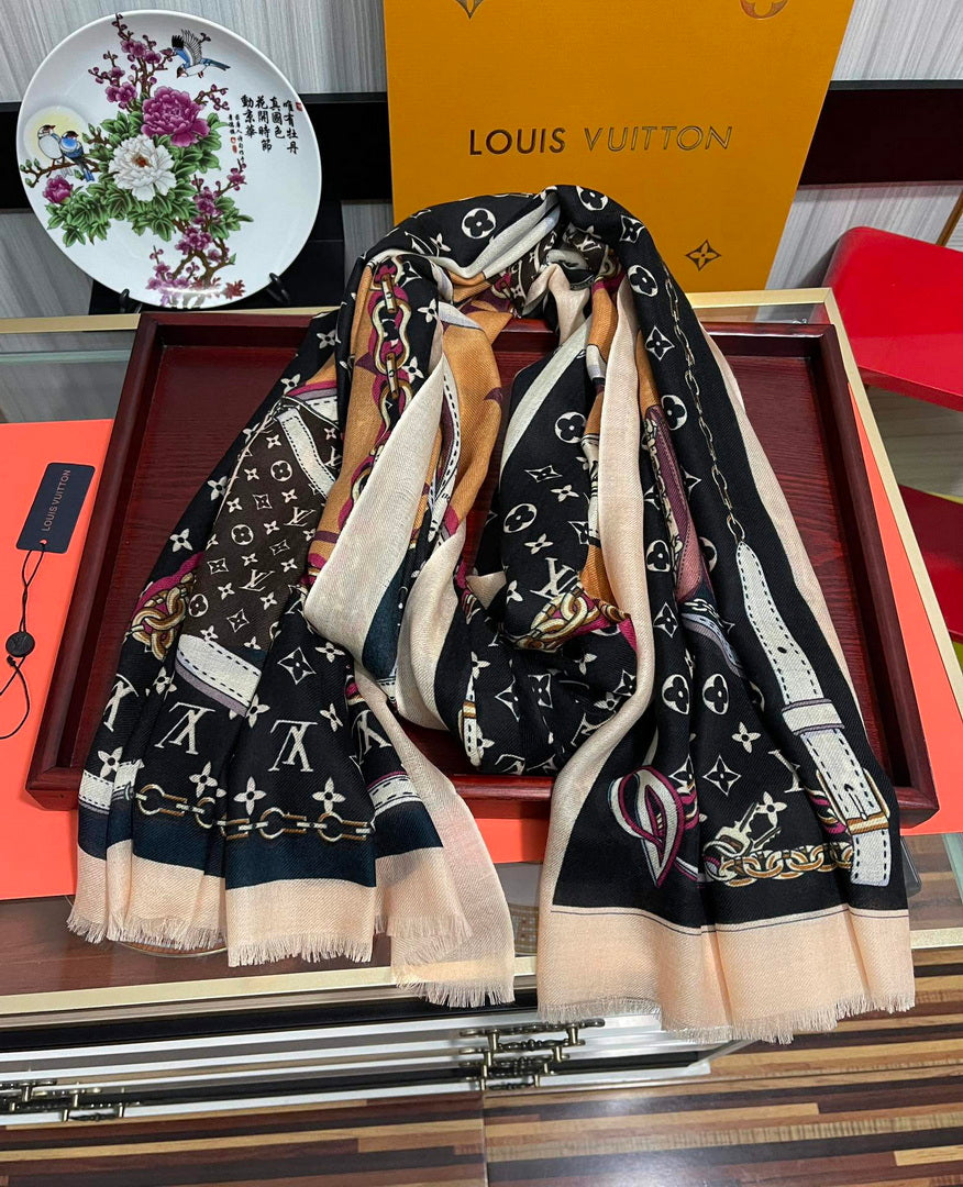LV M00411 Louis Vuitton Fashion Printing Scarf Stole L60209