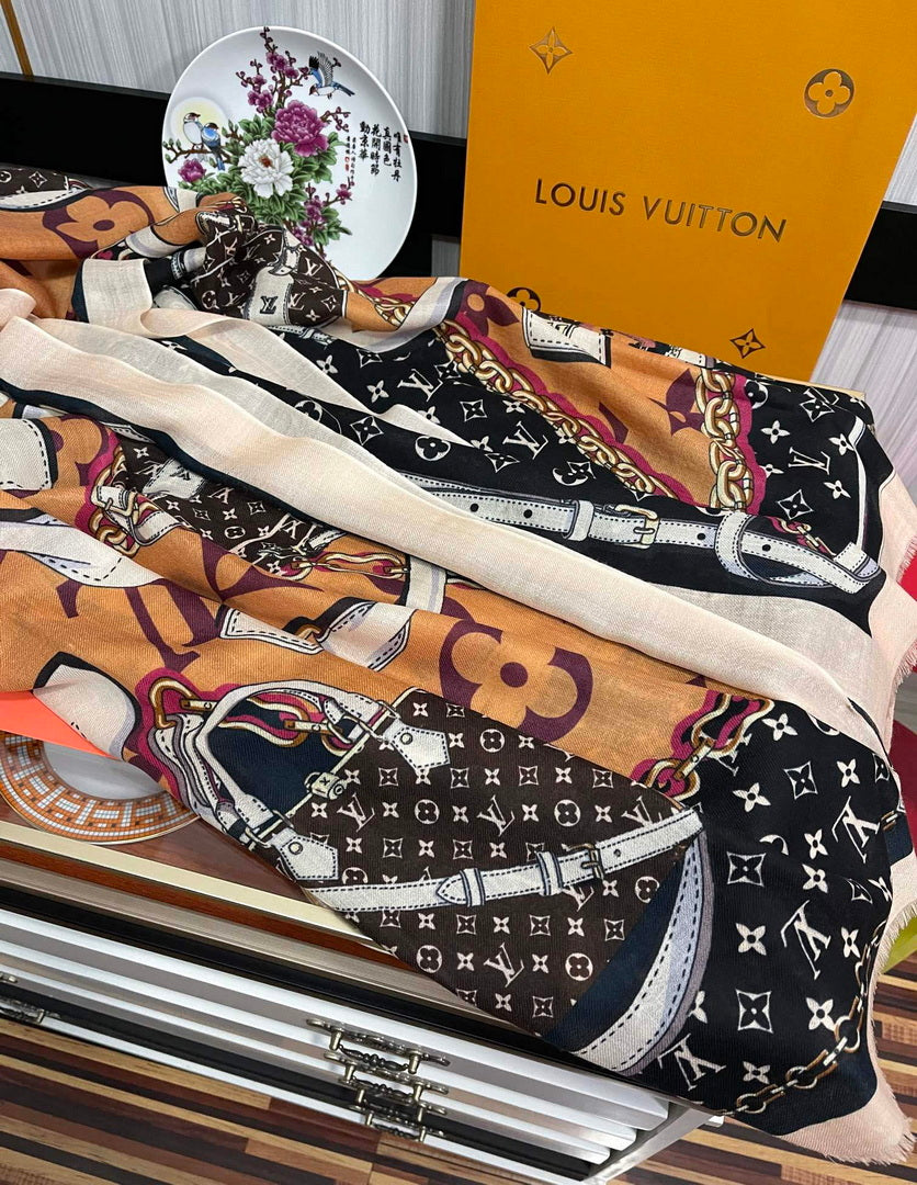 LV M00411 Louis Vuitton Fashion Printing Scarf Stole L60209