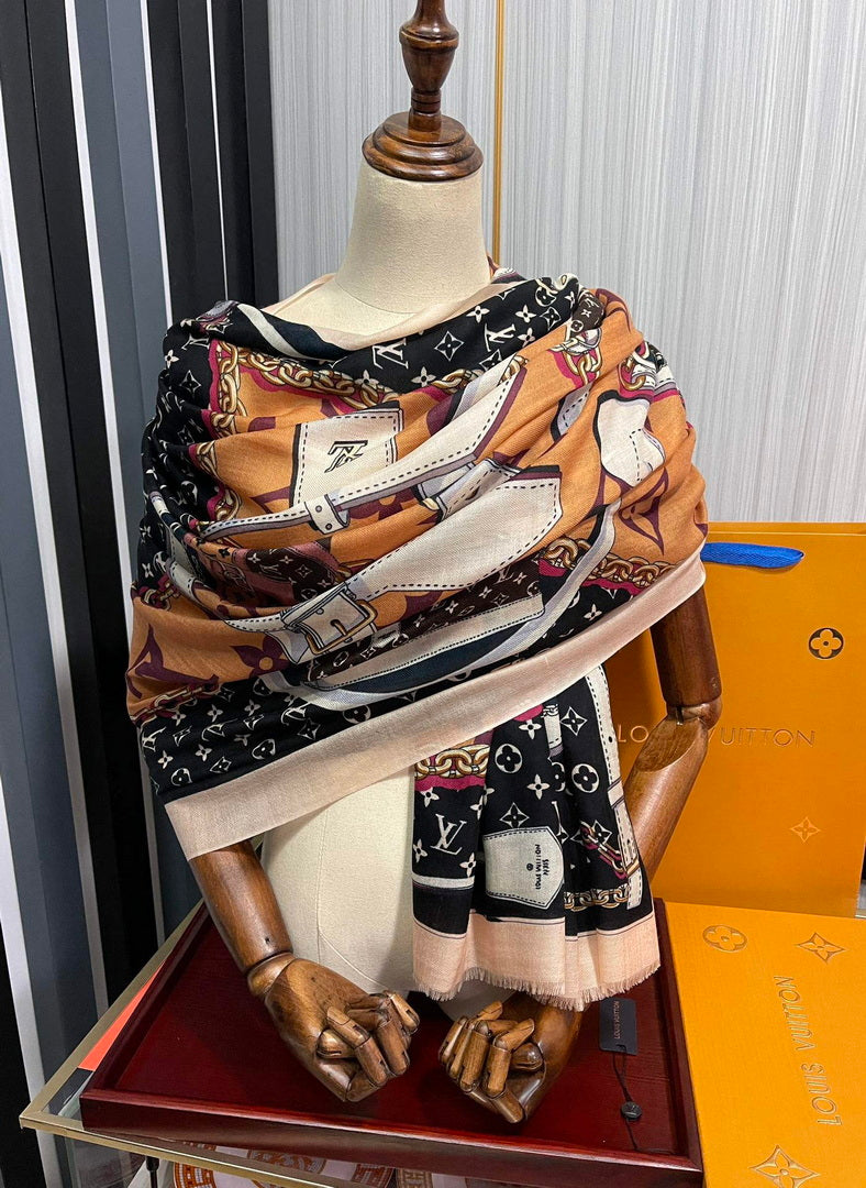 LV M00411 Louis Vuitton Fashion Printing Scarf Stole L60209
