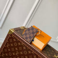 LV M01478 Louis Vuitton LV Chocolate Bar Figurine Key Holder and Bag Charm Brown grid - Default Title - View 1