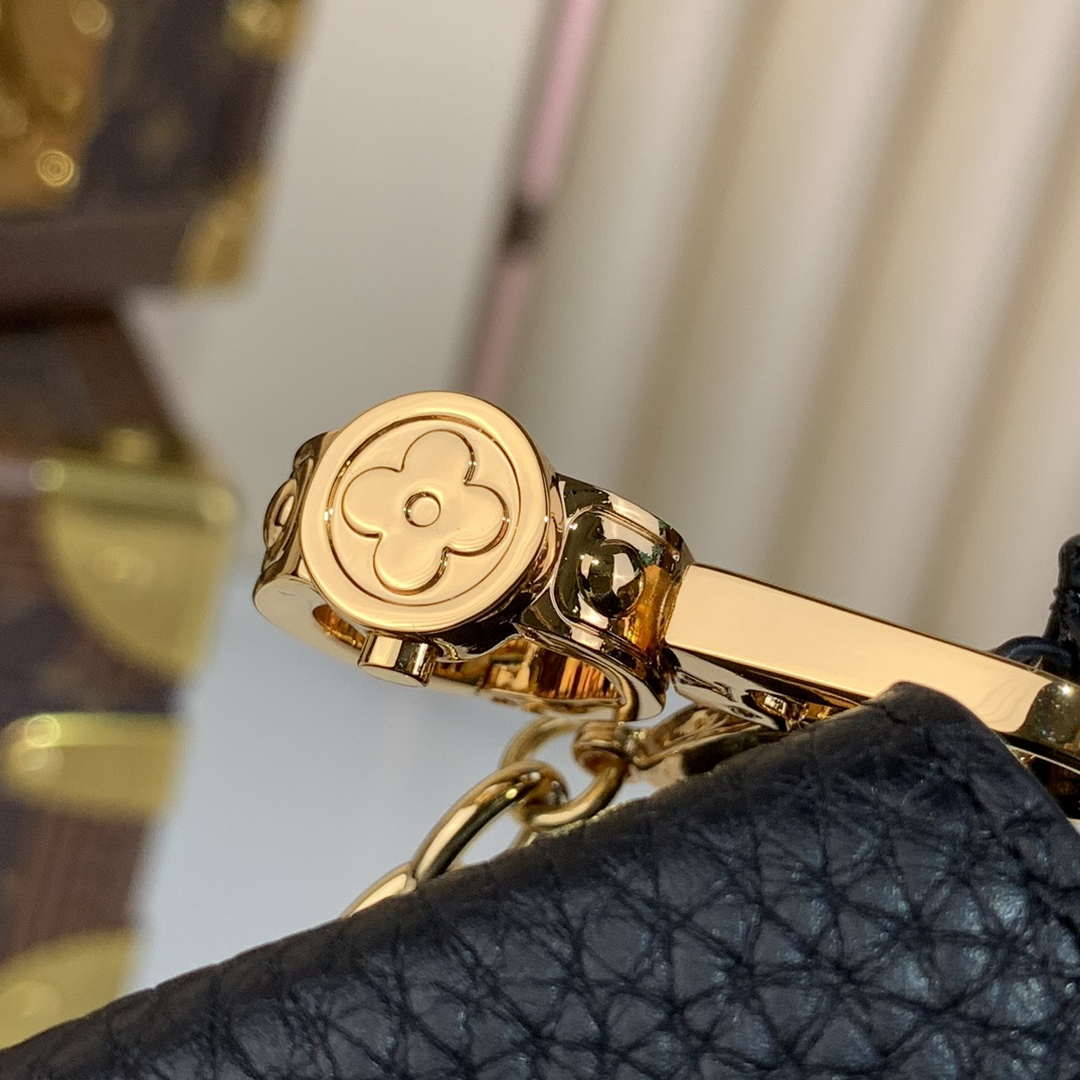 LV M02132 Louis Vuitton Capucines Micro Bag Black - Default Title - View 7