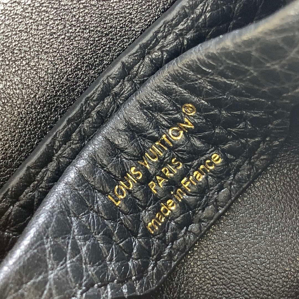 LV M02132 Louis Vuitton Capucines Micro Bag Black