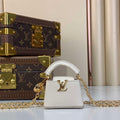 LV M02132 Louis Vuitton Capucines Micro Bag White - Default Title - View 1