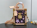 LV M10079 Louis Vuitton Camera Box Handbag Monogram Canvas Pink