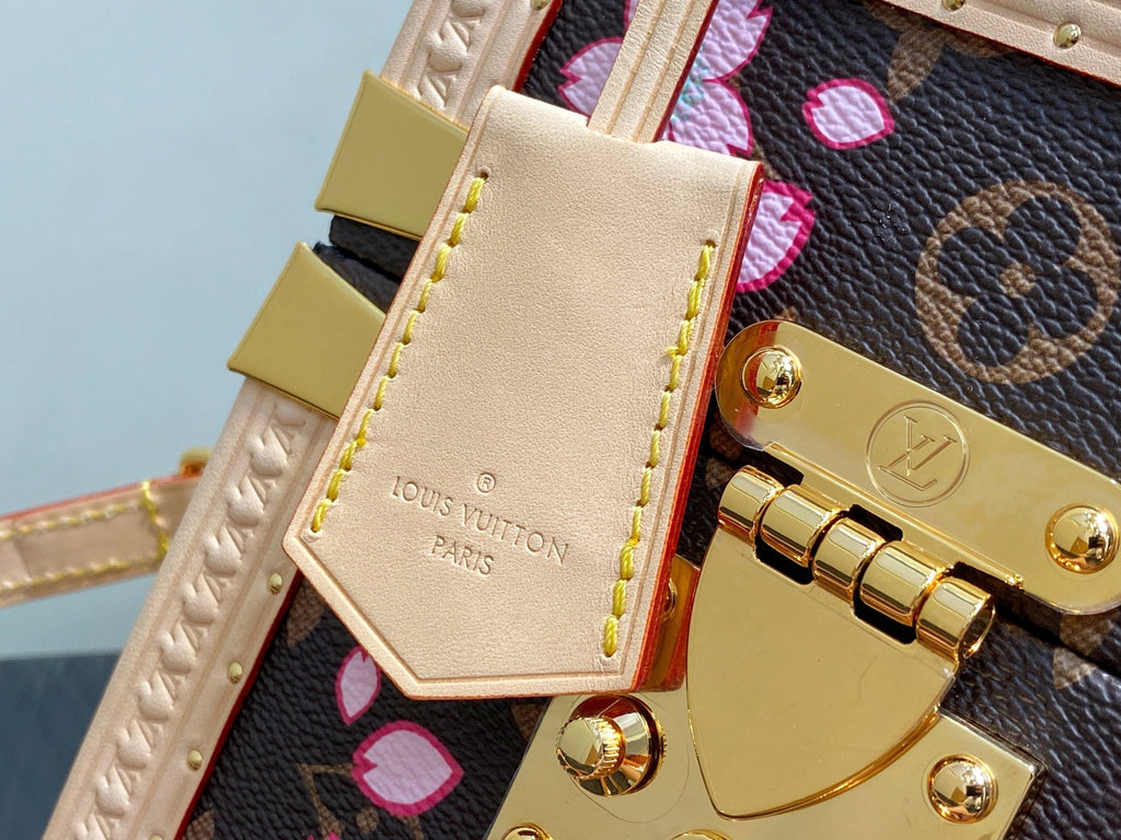 LV M10079 Louis Vuitton Camera Box Handbag Monogram Canvas Pink