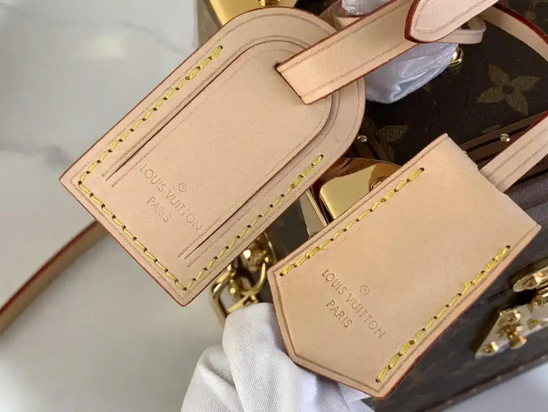 LV M10079 Louis Vuitton Camera Box Handbag Monogram Canvas