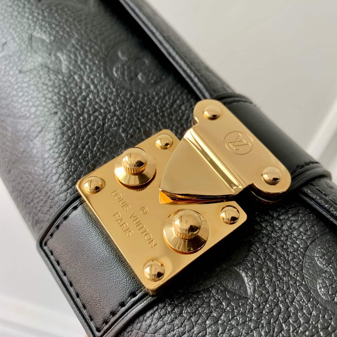 LV M10145 Louis Vuitton Etui Bijoux Jewellery Case Black Leather - Default Title - View 6