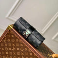 LV M10145 Louis Vuitton Etui Bijoux Jewellery Case Black Monogram coated canvas - Default Title - View 1