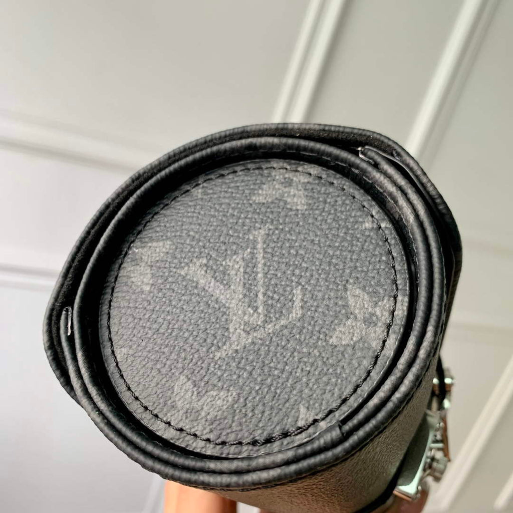 LV M10145 Louis Vuitton Etui Bijoux Jewellery Case Black Monogram coated canvas
