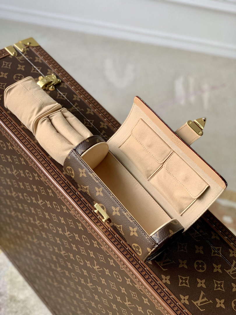 LV M10145 Louis Vuitton Etui Bijoux Jewellery Case Monogram coated canvas - Default Title - View 9