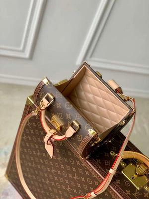 LV M11154 Louis Vuitton Speedy Trunk 20 Monogram Bag - Default Title - View 9