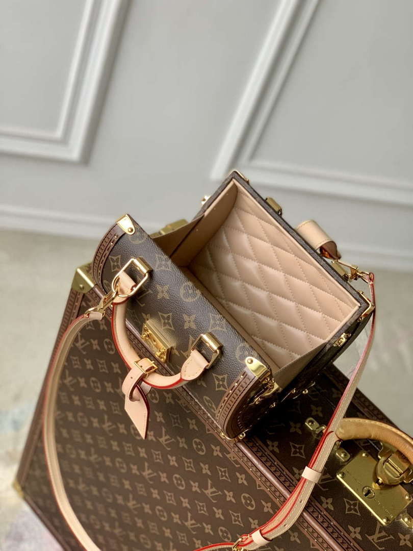 LV M11154 Louis Vuitton Speedy Trunk 20 Monogram Bag - Default Title - View 9