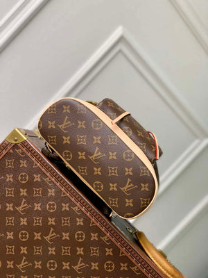 LV M11199 Louis Vuitton Montsouris Mini Backpack Monogram Coated canvas - Default Title - View 4
