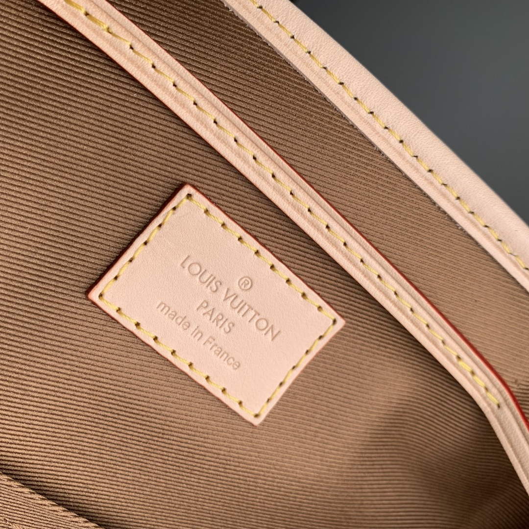 LV M11199 Louis Vuitton Montsouris Mini Backpack Monogram Coated canvas - Default Title - View 8